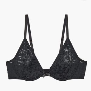 Unlined Leopard Lace Bra